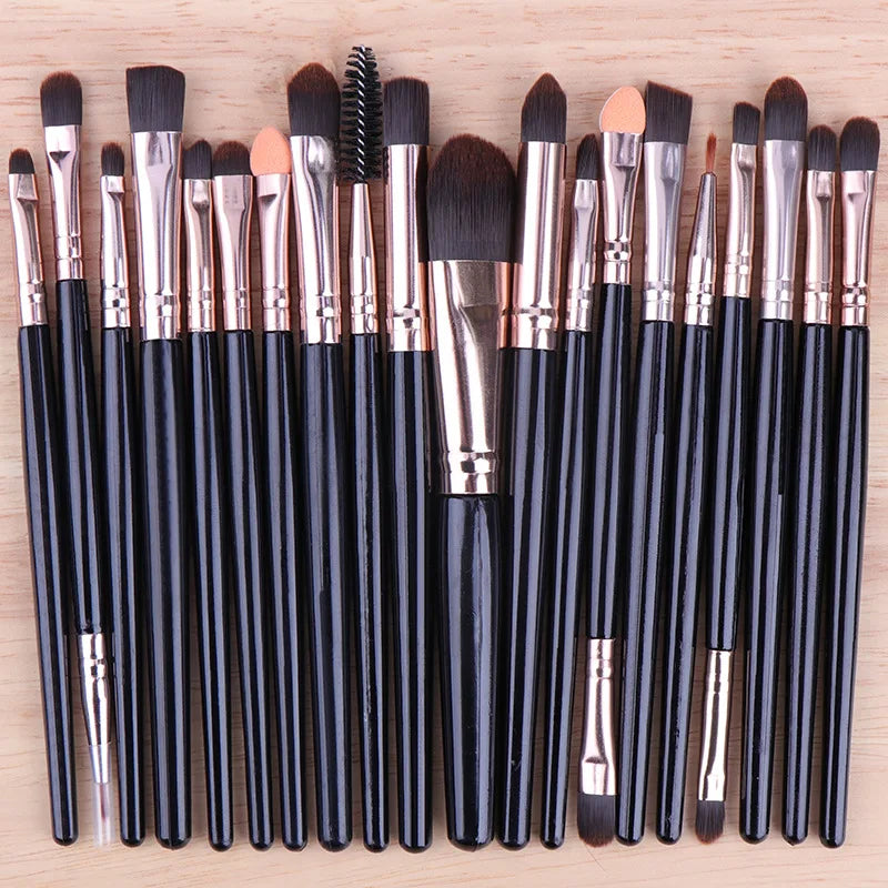 20/10/8/6Pcs Makeup Brushes Set Professional Plastic Handle Soft Synthetic Powder Foundation Eyeshadow Make Up Brush Cosmetics