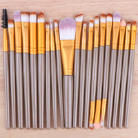 20/10/8/6Pcs Makeup Brushes Set Professional Plastic Handle Soft Synthetic Powder Foundation Eyeshadow Make Up Brush Cosmetics