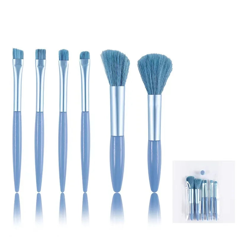 20/10/8/6Pcs Makeup Brushes Set Professional Plastic Handle Soft Synthetic Powder Foundation Eyeshadow Make Up Brush Cosmetics