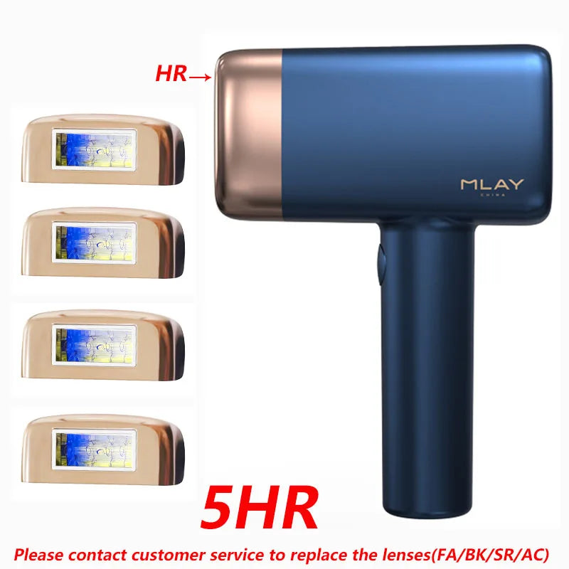 MLAY T14 Laser Hair Removal IPL Laser Epilator ICE Cold 500000 Flashes 3IN1Automat Home use For Women Men Body Depilador a laser