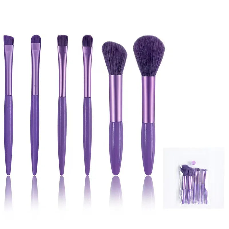 20/10/8/6Pcs Makeup Brushes Set Professional Plastic Handle Soft Synthetic Powder Foundation Eyeshadow Make Up Brush Cosmetics