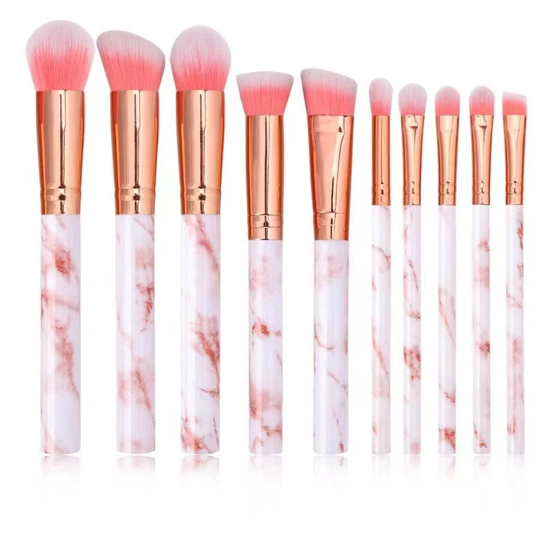 20/10/8/6Pcs Makeup Brushes Set Professional Plastic Handle Soft Synthetic Powder Foundation Eyeshadow Make Up Brush Cosmetics