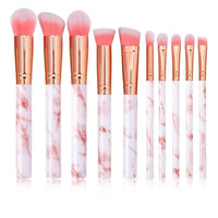 20/10/8/6Pcs Makeup Brushes Set Professional Plastic Handle Soft Synthetic Powder Foundation Eyeshadow Make Up Brush Cosmetics