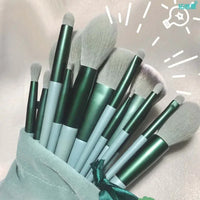 13 PCS Makeup Brushes Set Eye Shadow Foundation Women Cosmetic Brush Eyeshadow Blush Beauty Soft Make Up Tools Bag