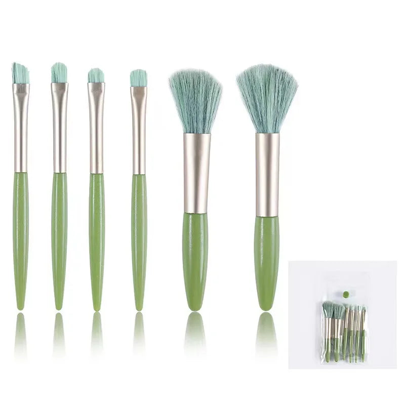 20/10/8/6Pcs Makeup Brushes Set Professional Plastic Handle Soft Synthetic Powder Foundation Eyeshadow Make Up Brush Cosmetics