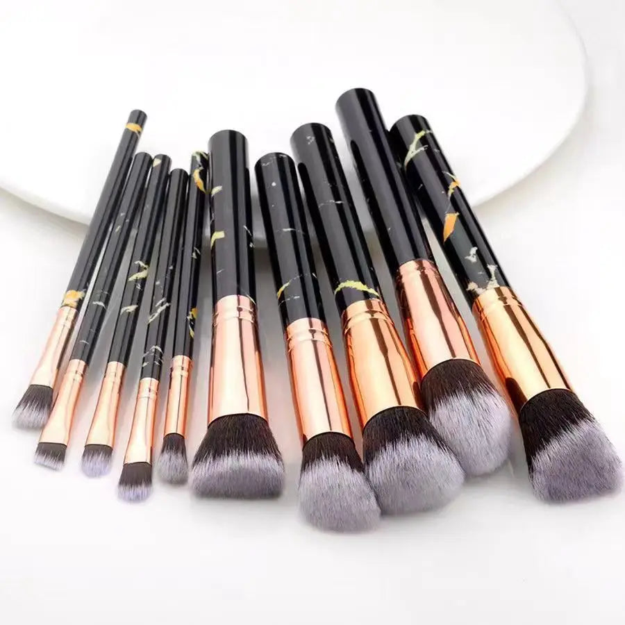 20/10/8/6Pcs Makeup Brushes Set Professional Plastic Handle Soft Synthetic Powder Foundation Eyeshadow Make Up Brush Cosmetics