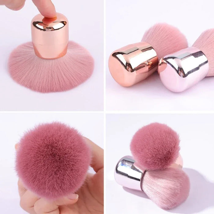 1PCS Professionals Nails Art Mushroom Brush Round Paint Gel Dust Cleaning Make Up Brush Manicure Accessories equipment Tools