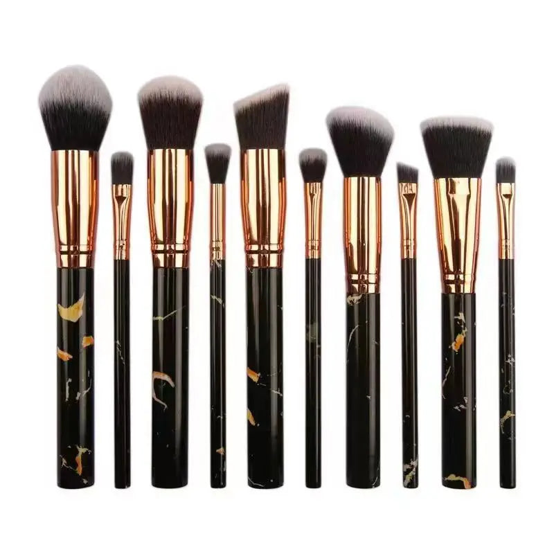 20/10/8/6Pcs Makeup Brushes Set Professional Plastic Handle Soft Synthetic Powder Foundation Eyeshadow Make Up Brush Cosmetics