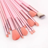 13 PCS Makeup Brushes Set Eye Shadow Foundation Women Cosmetic Brush Eyeshadow Blush Beauty Soft Make Up Tools Bag