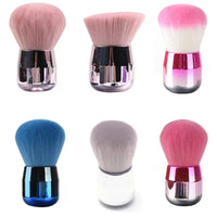 1PCS Professionals Nails Art Mushroom Brush Round Paint Gel Dust Cleaning Make Up Brush Manicure Accessories equipment Tools