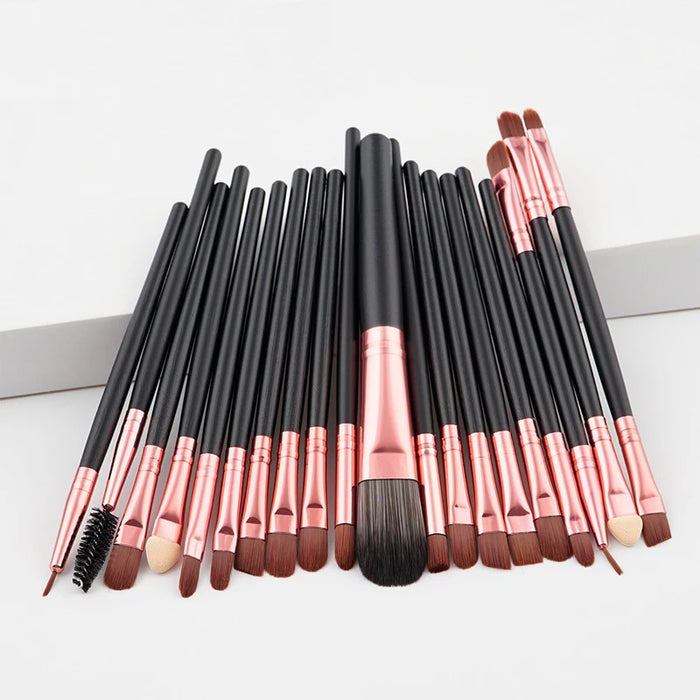 20/10/8/6Pcs Makeup Brushes Set Professional Plastic Handle Soft Synthetic Powder Foundation Eyeshadow Make Up Brush Cosmetics