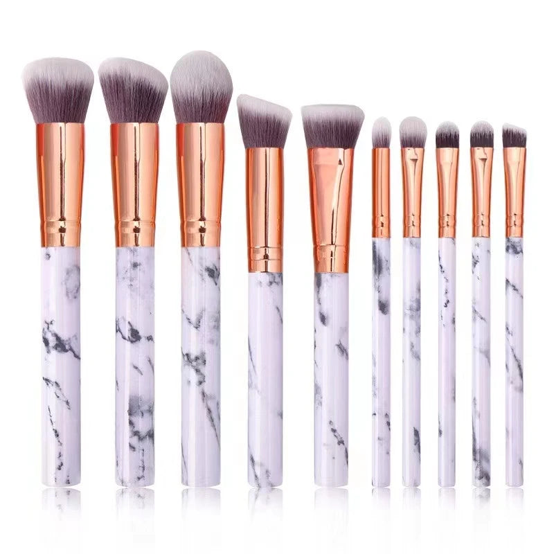 20/10/8/6Pcs Makeup Brushes Set Professional Plastic Handle Soft Synthetic Powder Foundation Eyeshadow Make Up Brush Cosmetics