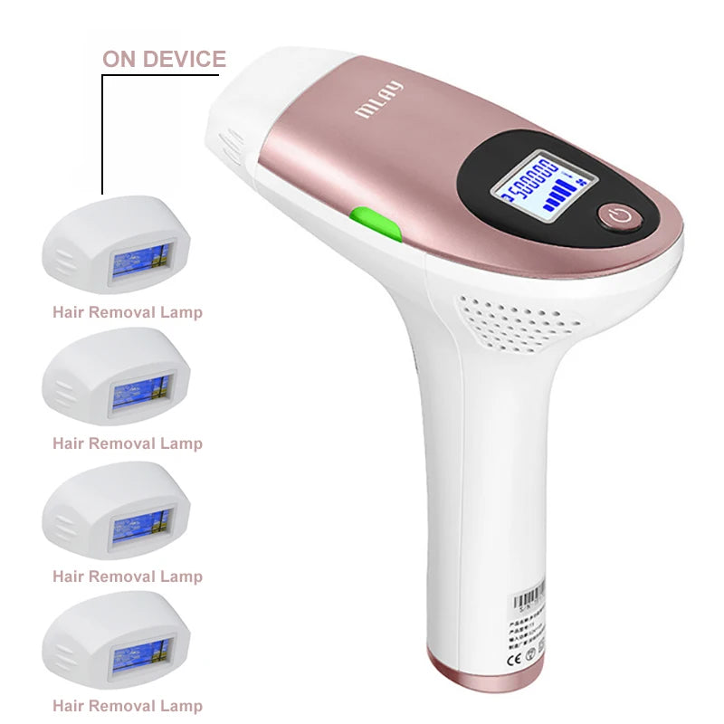 MLAY T3 Laser Hair Removal Device IPL Laser Epilator with 500000 Shots Home Use Bikinis Depilador for Women Laser Hair Removal