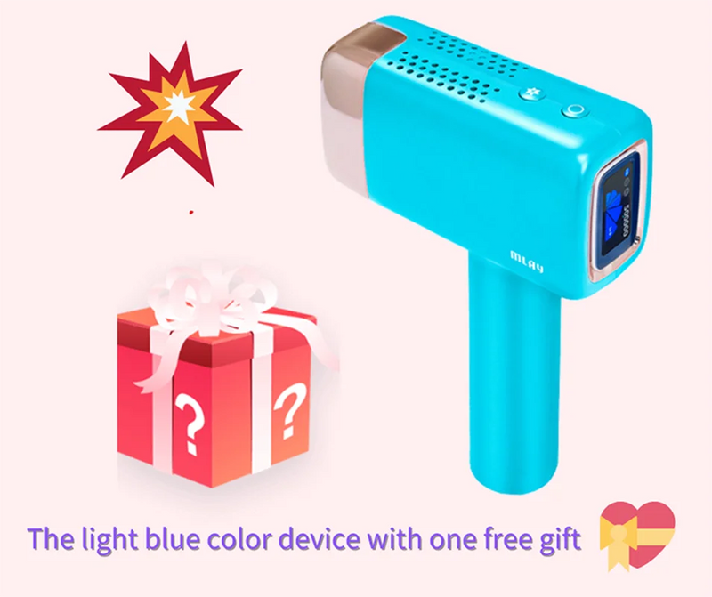 MLAY T14 Laser Hair Removal IPL Laser Epilator ICE Cold 500000 Flashes 3IN1Automat Home use For Women Men Body Depilador a laser