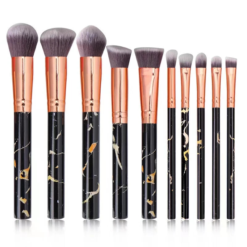 20/10/8/6Pcs Makeup Brushes Set Professional Plastic Handle Soft Synthetic Powder Foundation Eyeshadow Make Up Brush Cosmetics