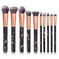 20/10/8/6Pcs Makeup Brushes Set Professional Plastic Handle Soft Synthetic Powder Foundation Eyeshadow Make Up Brush Cosmetics